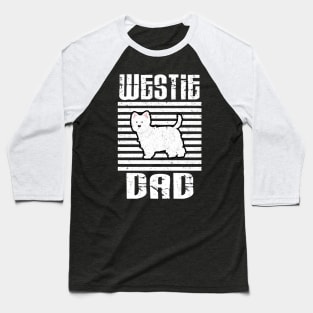 Westie Dad Proud Dogs Baseball T-Shirt